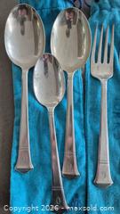 MaxSold Auction: Antique Tiffany & Co. Sterling Silver Flatware, 5 Pieces with BIRKS Blue Felt Storage Bags - Toronto (Ontario, Canada) PARTNER MANAGED Estate Sale Online Auction - Yorkville Avenue (CONDO) PART 2