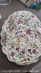 MaxSold Auction: April Cornell Round Scalloped Floral Cotton Placemats, Set of 12 - Toronto (Ontario, Canada) PARTNER MANAGED Estate Sale Online Auction - Yorkville Avenue (CONDO) PART 2