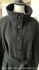 MaxSold Auction: Armani Collezioni Black Wool Pleated Back Funnel Neck Overcoat US 12 / EU 48, Comes with Certificate of Authenticity - Toronto (Ontario, Canada) PARTNER MANAGED Estate Sale Online Auction - Yorkville Avenue (CONDO) PART 2
