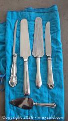 MaxSold Auction: Assorted Antique Sterling Silver Mixed Serving Utensil Set, 5 Pieces - Toronto (Ontario, Canada) PARTNER MANAGED Estate Sale Online Auction - Yorkville Avenue (CONDO) PART 2