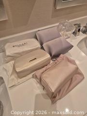 MaxSold Auction: Assorted Designer Cosmetic Bags/Pouches, 5 Pieces - Toronto (Ontario, Canada) PARTNER MANAGED Estate Sale Online Auction - Yorkville Avenue (CONDO) PART 2