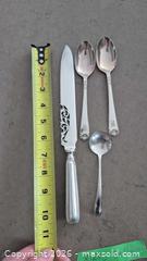 MaxSold Auction: BIRKS Sterling Silver Monogrammed Serving Set, 4 Pieces - Toronto (Ontario, Canada) PARTNER MANAGED Estate Sale Online Auction - Yorkville Avenue (CONDO) PART 2