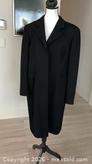 MaxSold Auction: Black 100% Wool Classic Long Overcoat - USA 14 / UK 16 - Toronto (Ontario, Canada) PARTNER MANAGED Estate Sale Online Auction - Yorkville Avenue (CONDO) PART 2