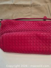MaxSold Auction: Bottega Veneta Red Small Intrecciato Boudoir Bag with Certificate of Authenticity - Toronto (Ontario, Canada) PARTNER MANAGED Estate Sale Online Auction - Yorkville Avenue (CONDO) PART 2