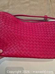 MaxSold Auction: Bottega Veneta Red Small Intrecciato Boudoir Bag with Certificate of Authenticity - Toronto (Ontario, Canada) PARTNER MANAGED Estate Sale Online Auction - Yorkville Avenue (CONDO) PART 2