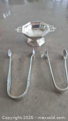 MaxSold Auction: British Hallmarked Sterling Silver Sugar Tongs & Salt Cellar - Toronto (Ontario, Canada) PARTNER MANAGED Estate Sale Online Auction - Yorkville Avenue (CONDO) PART 2