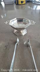 MaxSold Auction: British Hallmarked Sterling Silver Sugar Tongs & Salt Cellar - Toronto (Ontario, Canada) PARTNER MANAGED Estate Sale Online Auction - Yorkville Avenue (CONDO) PART 2