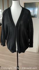MaxSold Auction: Brunello Cucinelli Monili Trim Black Cotton Relaxed Cardigan XL, Comes with Certificate of Authenticity - Toronto (Ontario, Canada) PARTNER MANAGED Estate Sale Online Auction - Yorkville Avenue (CONDO) PART 2