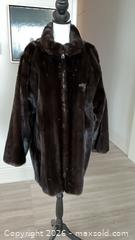MaxSold Auction: Geoffrey Beene for Holt Renfrew Dark Brown Mink Fur Coat, Knee-Length - Toronto (Ontario, Canada) PARTNER MANAGED Estate Sale Online Auction - Yorkville Avenue (CONDO) PART 2
