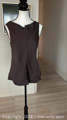 MaxSold Auction: Giorgio Armani Brown Silk/Satin Sleeveless Top IT 44 - Toronto (Ontario, Canada) PARTNER MANAGED Estate Sale Online Auction - Yorkville Avenue (CONDO) PART 2
