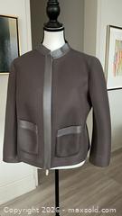 MaxSold Auction: Giorgio Armani Grey Leather & Mesh Jacket Size 46 (EU), Comes with Certificate of Authenticity - Toronto (Ontario, Canada) PARTNER MANAGED Estate Sale Online Auction - Yorkville Avenue (CONDO) PART 2