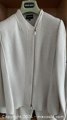 MaxSold Auction: Giorgio Armani Jacket & Akris Pants Set ITA 46 / US 10 Ivory - Toronto (Ontario, Canada) PARTNER MANAGED Estate Sale Online Auction - Yorkville Avenue (CONDO) PART 2