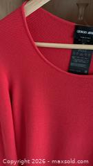 MaxSold Auction: Giorgio Armani Red Long Sleeve Sweater Size 46 (EU) - Toronto (Ontario, Canada) PARTNER MANAGED Estate Sale Online Auction - Yorkville Avenue (CONDO) PART 2