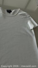 MaxSold Auction: Giorgio Armani White Short Sleeve Crew Neck Top Size 48 - Toronto (Ontario, Canada) PARTNER MANAGED Estate Sale Online Auction - Yorkville Avenue (CONDO) PART 2