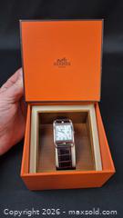 MaxSold Auction: Hermès Cape Cod Wristwatch with Alligator Pattern Leather Strap ***CHECK MOVEMENT***  - Toronto (Ontario, Canada) PARTNER MANAGED Estate Sale Online Auction - Yorkville Avenue (CONDO) PART 2