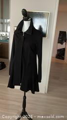 MaxSold Auction: Joseph Ribkoff Black Flared A-line Coat US 8 - Toronto (Ontario, Canada) PARTNER MANAGED Estate Sale Online Auction - Yorkville Avenue (CONDO) PART 2