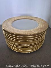 MaxSold Auction: Limoges Porcelain 10 in Dinner Plates, Set of 12 - Toronto (Ontario, Canada) PARTNER MANAGED Estate Sale Online Auction - Yorkville Avenue (CONDO) PART 2