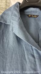 MaxSold Auction: Loro Piana Linen Shirt Dress, Size M, Light Blue, Includes Certificate of Authenticity - Toronto (Ontario, Canada) PARTNER MANAGED Estate Sale Online Auction - Yorkville Avenue (CONDO) PART 2
