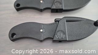 MaxSold Auction: Lot of 3 Utility Blackie Collins Stainless Steel Knives with Sheaths - Toronto (Ontario, Canada) PARTNER MANAGED Estate Sale Online Auction - Yorkville Avenue (CONDO) PART 2
