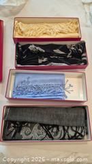 MaxSold Auction: Lot of 4 Scarves with Holt Renfrew Boxes - Toronto (Ontario, Canada) PARTNER MANAGED Estate Sale Online Auction - Yorkville Avenue (CONDO) PART 2