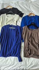 MaxSold Auction: Lot of 5 Akris Women's Mixed-Color Cardigans & Blouses Size US 12 - Toronto (Ontario, Canada) PARTNER MANAGED Estate Sale Online Auction - Yorkville Avenue (CONDO) PART 2