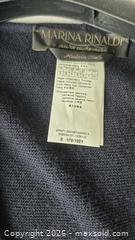 MaxSold Auction: Marina Rinaldi Navy Longline Cashmere Cardigan, Size S - Toronto (Ontario, Canada) PARTNER MANAGED Estate Sale Online Auction - Yorkville Avenue (CONDO) PART 2