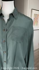 MaxSold Auction: New with Tags Brunello Cucinelli Silk Button-Down Blouse, Size S, Ash Green - Toronto (Ontario, Canada) PARTNER MANAGED Estate Sale Online Auction - Yorkville Avenue (CONDO) PART 2
