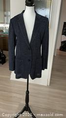 MaxSold Auction: New with Tags Giorgio Armani Women's Navy EU 44 Knit Blazer / Suit Jacket, Comes with Certificate of Authenticity - Toronto (Ontario, Canada) PARTNER MANAGED Estate Sale Online Auction - Yorkville Avenue (CONDO) PART 2