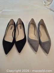 MaxSold Auction: Pair of Giorgio Armani Pointed Toe Suede Flats, EU 38 (US ~7-8) - Toronto (Ontario, Canada) PARTNER MANAGED Estate Sale Online Auction - Yorkville Avenue (CONDO) PART 2
