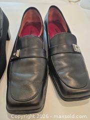 MaxSold Auction: Pair of Salvatore Ferragamo Women's Black Leather & Fabric Loafers US 8 - Toronto (Ontario, Canada) PARTNER MANAGED Estate Sale Online Auction - Yorkville Avenue (CONDO) PART 2