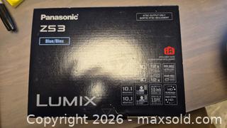 MaxSold Auction: Panasonic Lumix ZS3 / DMC-ZS3 10.1MP 12x Optical Zoom Blue - Toronto (Ontario, Canada) PARTNER MANAGED Estate Sale Online Auction - Yorkville Avenue (CONDO) PART 2