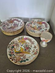 MaxSold Auction: Royal Crown Derby Olde Avesbury Porcelain Dinner Plates & Goblet - Toronto (Ontario, Canada) PARTNER MANAGED Estate Sale Online Auction - Yorkville Avenue (CONDO) PART 2