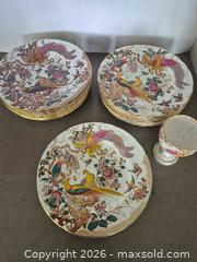MaxSold Auction: Royal Crown Derby Olde Avesbury Porcelain Dinner Plates & Goblet - Toronto (Ontario, Canada) PARTNER MANAGED Estate Sale Online Auction - Yorkville Avenue (CONDO) PART 2