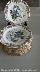 MaxSold Auction: Spode Fine Bone China Stafford Flowers Gold Trim Salad Plates, 12 - Toronto (Ontario, Canada) PARTNER MANAGED Estate Sale Online Auction - Yorkville Avenue (CONDO) PART 2