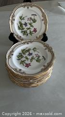MaxSold Auction: Spode Tachiadenus Floral Gilded Salad/Dessert Plates, Set of 12 - Toronto (Ontario, Canada) PARTNER MANAGED Estate Sale Online Auction - Yorkville Avenue (CONDO) PART 2