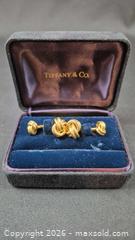 MaxSold Auction: Tiffany & Co. 18K Yellow Gold Knot Cufflinks, 25.1 grams - Toronto (Ontario, Canada) PARTNER MANAGED Estate Sale Online Auction - Yorkville Avenue (CONDO) PART 2