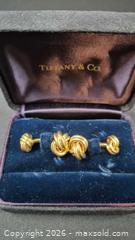 MaxSold Auction: Tiffany & Co. 18K Yellow Gold Knot Cufflinks, 25.1 grams - Toronto (Ontario, Canada) PARTNER MANAGED Estate Sale Online Auction - Yorkville Avenue (CONDO) PART 2