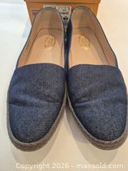 MaxSold Auction: TOD'S Navy Denim Espadrille Driving Shoes EU 38 / US 8, Comes with Certificate of Authenticity - Toronto (Ontario, Canada) PARTNER MANAGED Estate Sale Online Auction - Yorkville Avenue (CONDO) PART 2