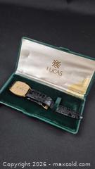 MaxSold Auction: Vintage Baume & Mercier Lucas 18K Gold Wristwatch with Case - Toronto (Ontario, Canada) PARTNER MANAGED Estate Sale Online Auction - Yorkville Avenue (CONDO) PART 2