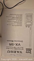 MaxSold Auction: Yaesu VX-5R Triple-Band Handheld Transceiver 50/144/430 MHz - Toronto (Ontario, Canada) PARTNER MANAGED Estate Sale Online Auction - Yorkville Avenue (CONDO) PART 2