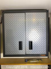 MaxSold Auction: Gladiator Steel Wall Cabinet, 2 Doors, Adjustable Shelves - Ottawa (Ontario, Canada) PARTNER MANAGED Downsizing Online Auction - Hamelin Crescent