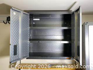 MaxSold Auction: Gladiator Steel Wall Cabinet, 2 Doors, Adjustable Shelves - Ottawa (Ontario, Canada) PARTNER MANAGED Downsizing Online Auction - Hamelin Crescent