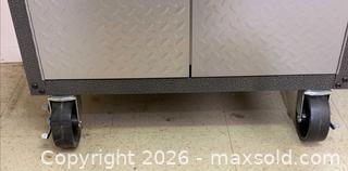 MaxSold Auction: Gladiator (Whirlpool) Diamond Plate Tool Cabinet with Wood Top - Ottawa (Ontario, Canada) PARTNER MANAGED Downsizing Online Auction - Hamelin Crescent