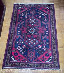 MaxSold Auction: Hand-Knotted Wool Oriental/Persian Medallion Rug  - Ottawa (Ontario, Canada) PARTNER MANAGED Downsizing Online Auction - Hamelin Crescent