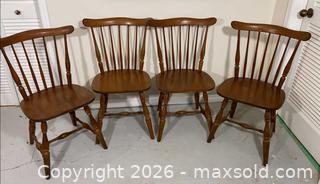 MaxSold Auction: Vilas Solid Wood Dining Chairs - Ottawa (Ontario, Canada) PARTNER MANAGED Downsizing Online Auction - Hamelin Crescent