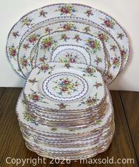 MaxSold Auction: Vintage Royal Albert "Petit Point" China Dinnerware Set - Ottawa (Ontario, Canada) PARTNER MANAGED Downsizing Online Auction - Hamelin Crescent
