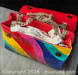 MaxSold Auction: Genuine Kurt Geiger Multicolor Patent Leather Shoulder Bag - Antioch (California, USA) SELLER MANAGED Downsizing Online Auction -  Mahogany Way (STORAGE)
