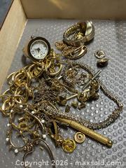MaxSold Auction: Large Lot of Broken, Missing, Gold-Tone- Unsearched  - Antioch (California, USA) SELLER MANAGED Downsizing Online Auction -  Mahogany Way (STORAGE)