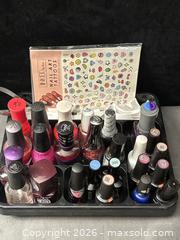 MaxSold Auction: Large Lot of Gel/Nail Polishes + Supplies - Antioch (California, USA) SELLER MANAGED Downsizing Online Auction -  Mahogany Way (STORAGE)