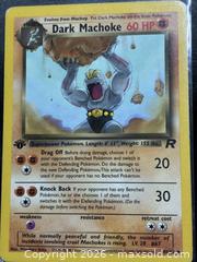 MaxSold Auction: Lot of 4- Mixed Holo & Regular Pokémon Trading Cards (1st Edition- Dark Machoke) - Antioch (California, USA) SELLER MANAGED Downsizing Online Auction -  Mahogany Way (STORAGE)